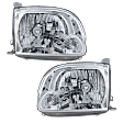 Driver and Passenger Side Headlights, with Bulbs, Halogen, Extended Cab Pickup (Access Cab)/Standard Cab Pickup (Regular Cab)