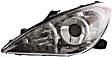 Driver and Passenger Side Halogen Headlight, With bulb(s), OE Replacement