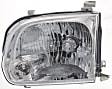 Driver and Passenger Side Halogen Headlight, With bulb(s), Crew Cab Pickup/Sport Utility, OE Replacement