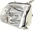 Driver and Passenger Side Halogen Headlight, With bulb(s), Crew Cab Pickup/Sport Utility, OE Replacement