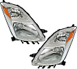Driver and Passenger Side Halogen Headlights, Without bulb, Base Model, Production Date Up To November 2005