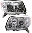 2007 Toyota 4Runner - Driver and Passenger Side Halogen Headlight, Without bulb(s), With Sport Package, OE Replacement