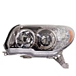 Driver and Passenger Side Halogen Headlight, Without bulb(s), OE Replacement, CAPA Certified
