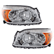 2008 Toyota RAV4 - Driver and Passenger Side Halogen Headlight, Without bulb(s), Without Sport Package, OE Replacement