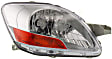 Driver and Passenger Side Headlights, without Bulbs, Halogen, Sedan, For Models without Sport Package