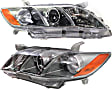 2009 Toyota Camry - Driver and Passenger Side Halogen Headlight, Without bulb(s),  USA Built Vehicle, OE Replacement, Sedan