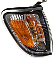 Driver and Passenger Side Corner Lights, With Bulb, With Chrome Trim