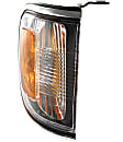 Driver and Passenger Side Corner Lights, With Bulb, With Chrome Trim