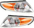 Driver and Passenger Side Halogen Corner Light, With bulb(s)