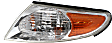 Driver and Passenger Side Halogen Corner Light, With bulb(s)