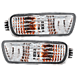 Front, Driver and Passenger Side Turn Signal Light, With bulb(s), CAPA Certified