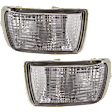 Front, Driver and Passenger Side Turn Signal Light, Without bulb(s)