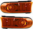 Front, Driver and Passenger Side Turn Signal Light, Without bulb(s)