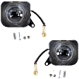 Front, Driver and Passenger Side Fog Lights, Without Bulb(s), Halogen, CAPA CERTIFIED