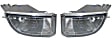 Front, Driver and Passenger Side Fog Lights, With Bulb(s), Halogen