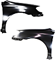 2005 Toyota Corolla - Front, Driver and Passenger Side Fender