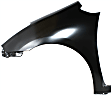 Front, Driver and Passenger Side Fenders, Without turn signal light hole