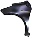 Front, Driver and Passenger Side Fenders, With turn signal light hole, CAPA CERTIFIED