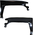 2007-2014 Toyota FJ Cruiser - Front, Driver and Passenger Side Fenders, CAPA CERTIFIED