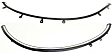 Fender Flares - Front, Driver and Passenger Side, Chrome