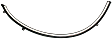 Fender Flares - Front, Driver and Passenger Side, Chrome