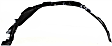 Front, Driver and Passenger Side, Fender Liner