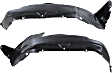 Front, Driver and Passenger Side, Fender Liner
