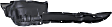 Front, Driver and Passenger Side, Fender Liner