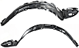 Front, Driver and Passenger Side, Fender Liner