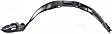 Front, Driver and Passenger Side, Fender Liner