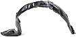Front, Driver and Passenger Side, Fender Liner