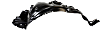Front, Driver and Passenger Side, Fender Liner