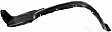 Front, Driver and Passenger Side, Fender Liner, RWD