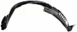 Front, Driver and Passenger Side, Fender Liner, RWD