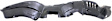 Front, Driver and Passenger Side, Fender Liner
