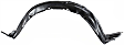 Front, Driver and Passenger Side, Fender Liner