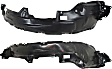 Front, Driver and Passenger Side, Fender Liner
