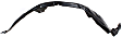 Front, Driver and Passenger Side, Fender Liner