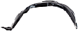 Front, Driver and Passenger Side, Fender Liner
