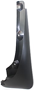 Front, Driver and Passenger Side Mud Flaps, Black, Plastic