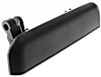 Front, Driver and Passenger Side Textured Black Exterior Door Handle, Without Key Hole