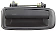 1990 Toyota Corolla - Front and Rear, Driver and Passenger Side Textured Black Exterior Door Handle, Front Driver and Passenger Side - With Key Hole; Rear Driver and Passenger Side - Without Key Hole