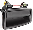 1990 Toyota Corolla - Front and Rear, Driver and Passenger Side Textured Black Exterior Door Handle, Front Driver and Passenger Side - With Key Hole; Rear Driver and Passenger Side - Without Key Hole