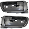 2004 Toyota Camry - Front or Rear, Driver and Passenger Side Gray Interior Door Handle, With Door Lock Button, Japan or USA Built Vehicle, Sedan