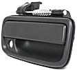 2001 Toyota Tacoma DLX - Front, Driver and Passenger Side Textured Black Exterior Door Handle, With Key Hole