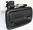 2001 Toyota Tacoma DLX - Front, Driver and Passenger Side Textured Black Exterior Door Handle, With Key Hole