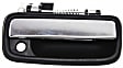 2002 Toyota Tacoma - Front, Driver and Passenger Side Chrome Lever with Black Bezel Exterior Door Handle, With Key Hole
