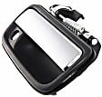 2002 Toyota Tacoma - Front, Driver and Passenger Side Chrome Lever with Black Bezel Exterior Door Handle, With Key Hole