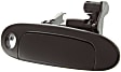 Front, Driver and Passenger Side Smooth Black Exterior Door Handle, With Key Hole