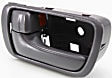 Front and Rear, Driver and Passenger Side Interior Door Handles, Textured Black, With door lock button, Japan Or USA Built Vehicle